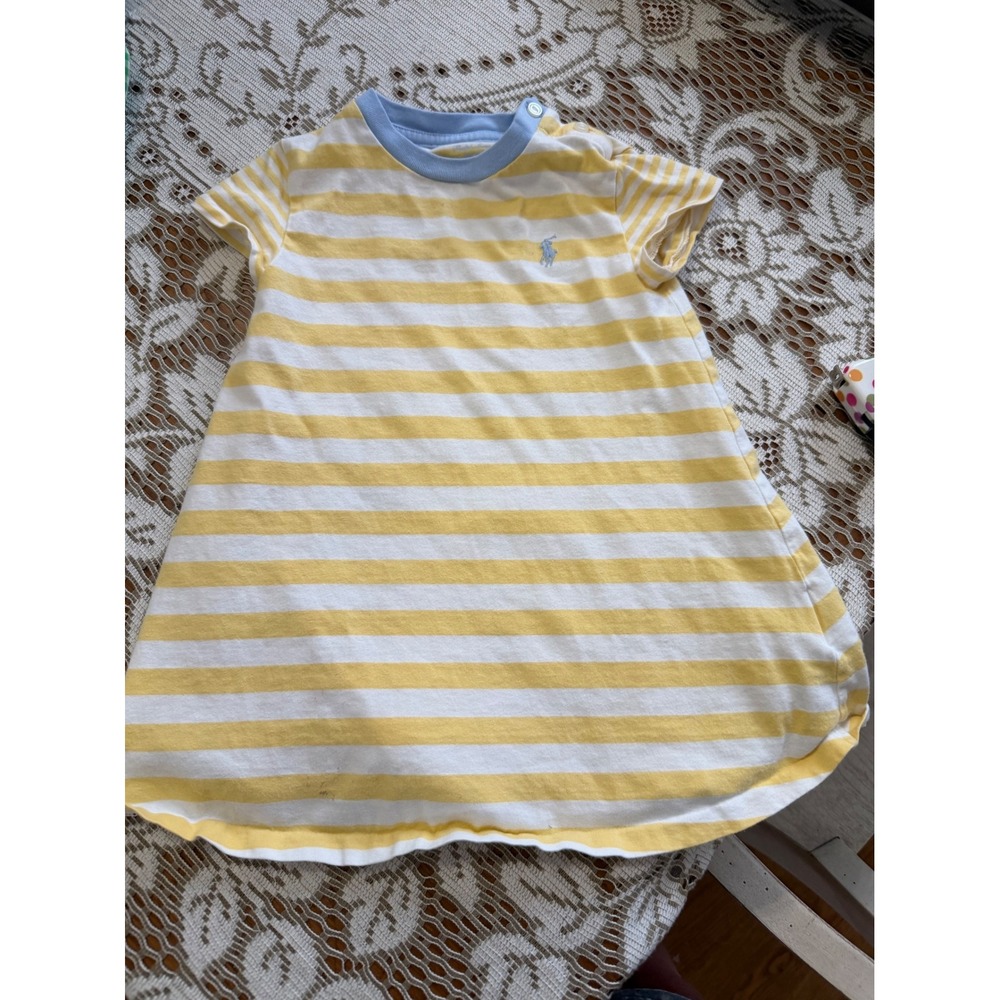 Polo Ralph Lauren‎ Striped Cotton T-Shirt Dress Short Sleeve unsized